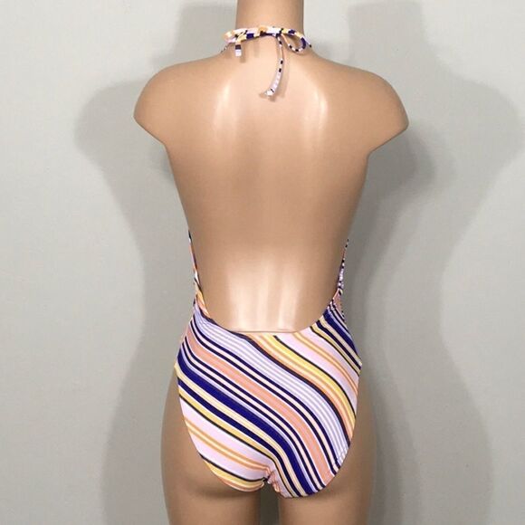 Bikini Lab stripe cheeky swimsuit. NWOT - Picture 6 of 9